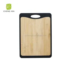 New design wholesale  natural double-side use non-slip bamboo cutting board set of 3