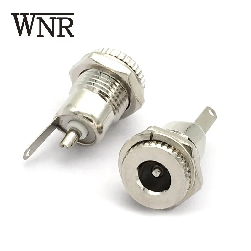 WNRE 10A full copper 2.1 x 5.5mm 2.5mm DC-099 2 pin waterproof DC Power Jack