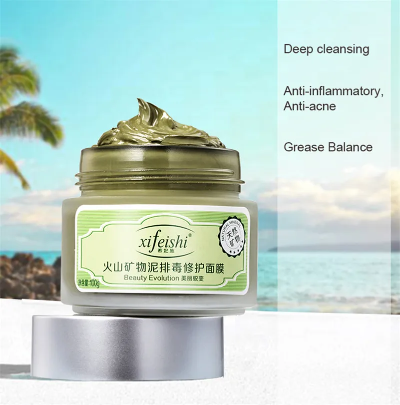 Skin Care Product Deep Cleaning Mask Detox with Volcano Mud