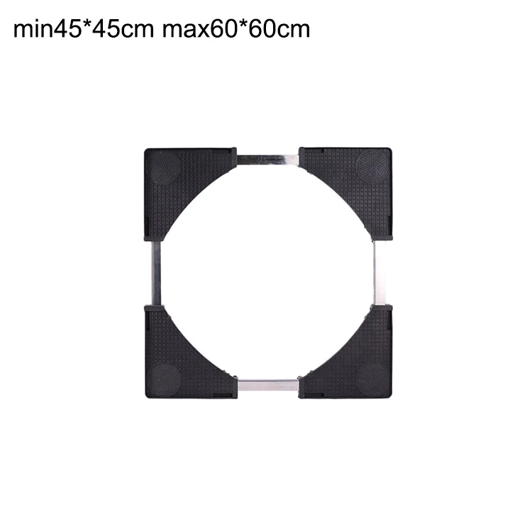 Stainless Steel bracket Washing Stand 4 Wheels Fridge Refrigerator Base