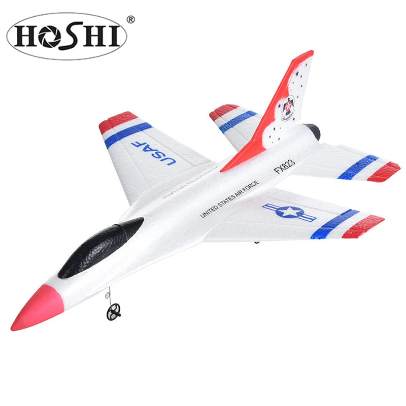  Летающий медведь FX-823 радиоуправляемый самолет F16 2 4G 2CH с дистанционным управлением летающий рождественские игрушки 2019