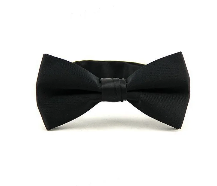 Оптовая продажа красный сплошной цвет мужской свадебный галстук-бабочка