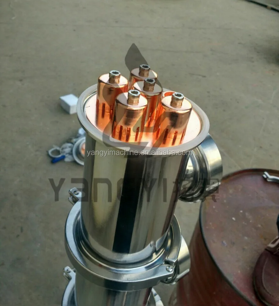100L 200L home brew distiller with copper flute column