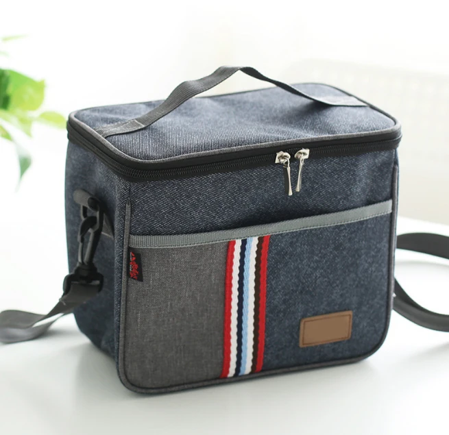 Охлаждающий модный изолированный Ланч-бокс, сумка для хранения, стильная сумка для ланч-бокса