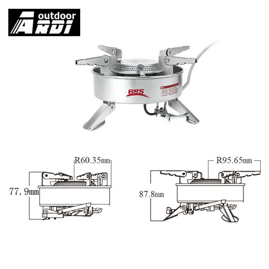 China  Good Cooking Outdoor Strong Firepower Split Stove Butagas Stove