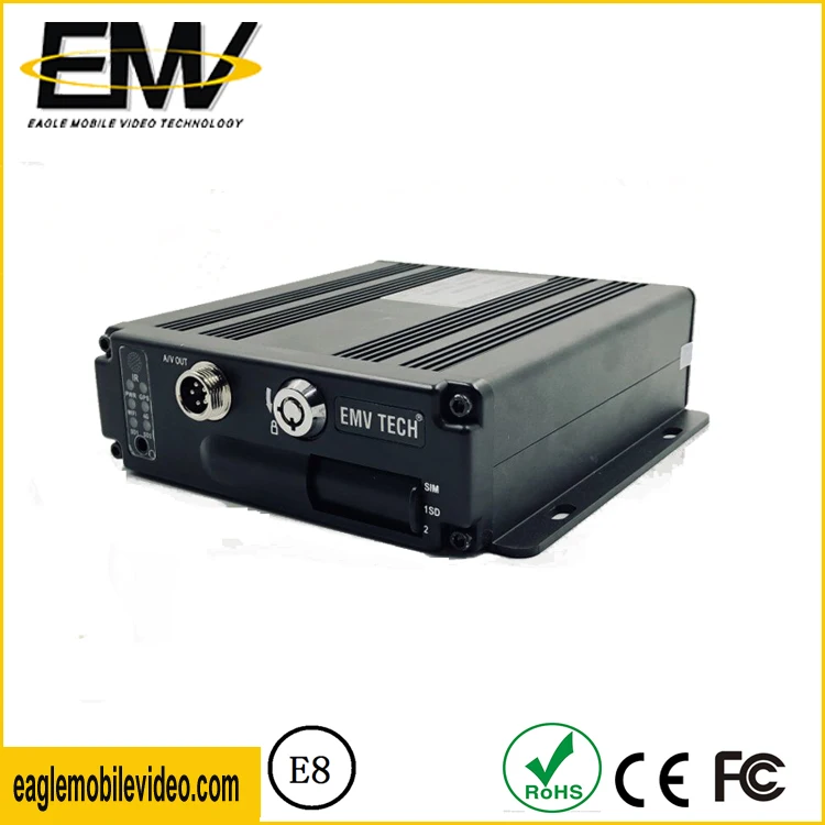 Мини 720 P 4CH WIFI GPS 3 г 4 г полный в режиме реального времени двойной SD карты мобильного DVR