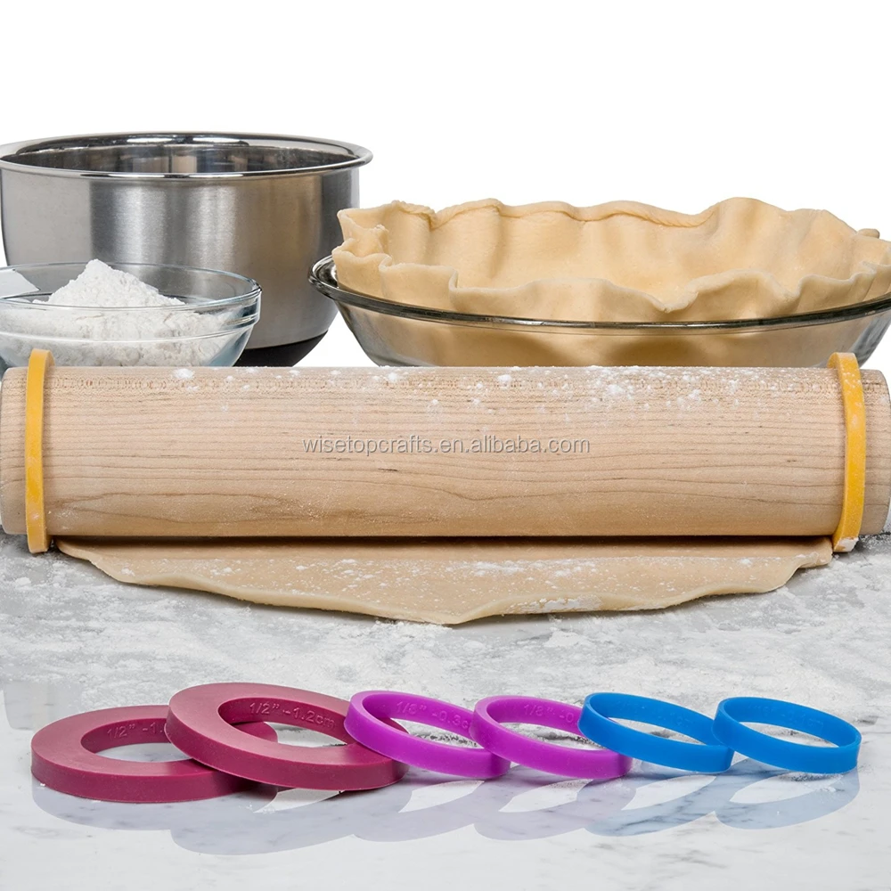 Adjustable Silicone Rolling Pin Rings For Family Party Custom Color Is Available