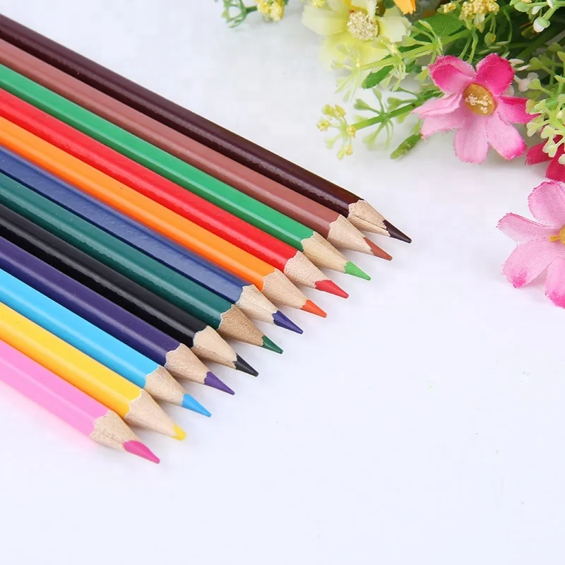 7 Inch  Round Shape High Quality 3.0mm Water Color Lead  Pencil