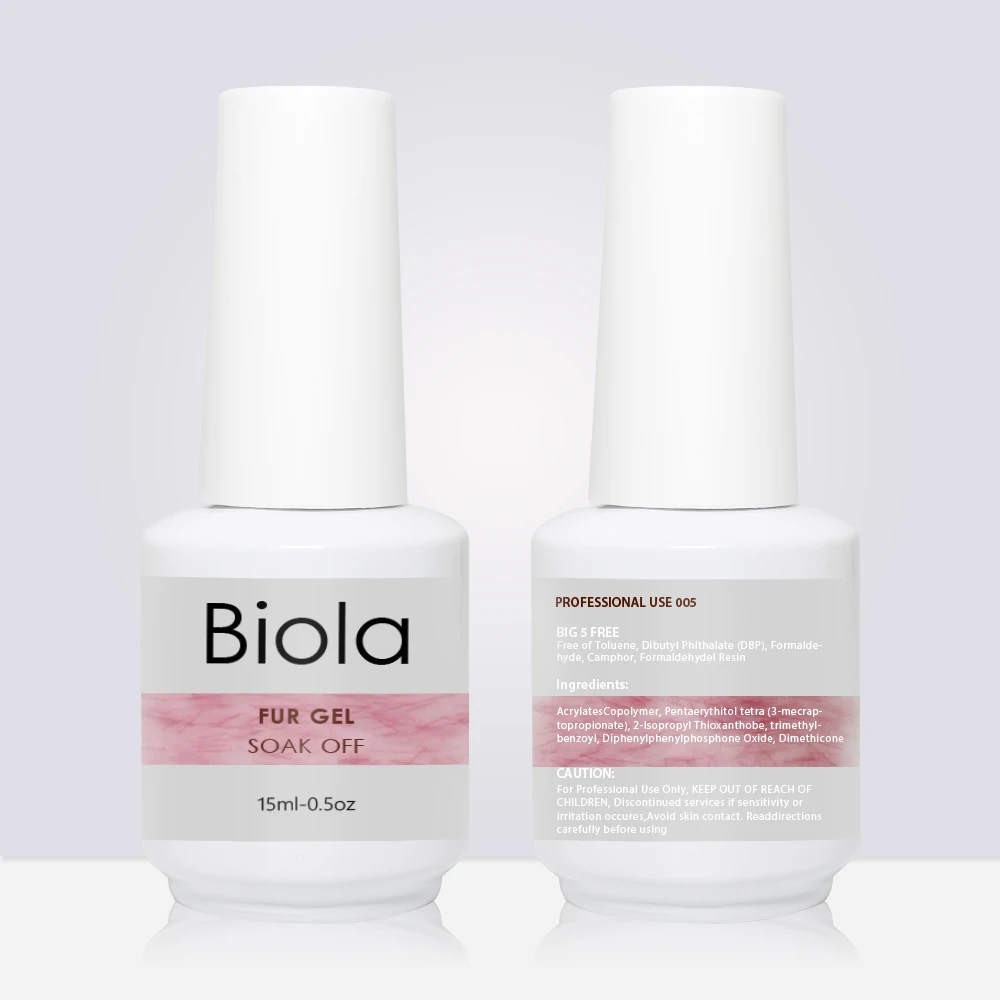 Biola most popular fur gel polish healthy organic gel nail polish for nail beauty