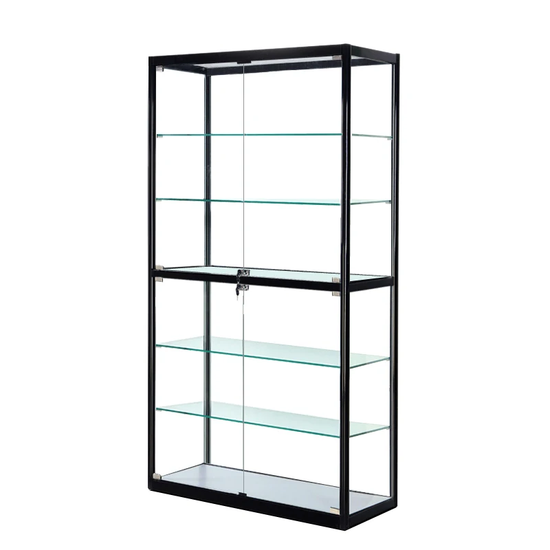 Modern luxury wood glass jewellery display showcase /lockable jewelry counter designs/ perfume display stands