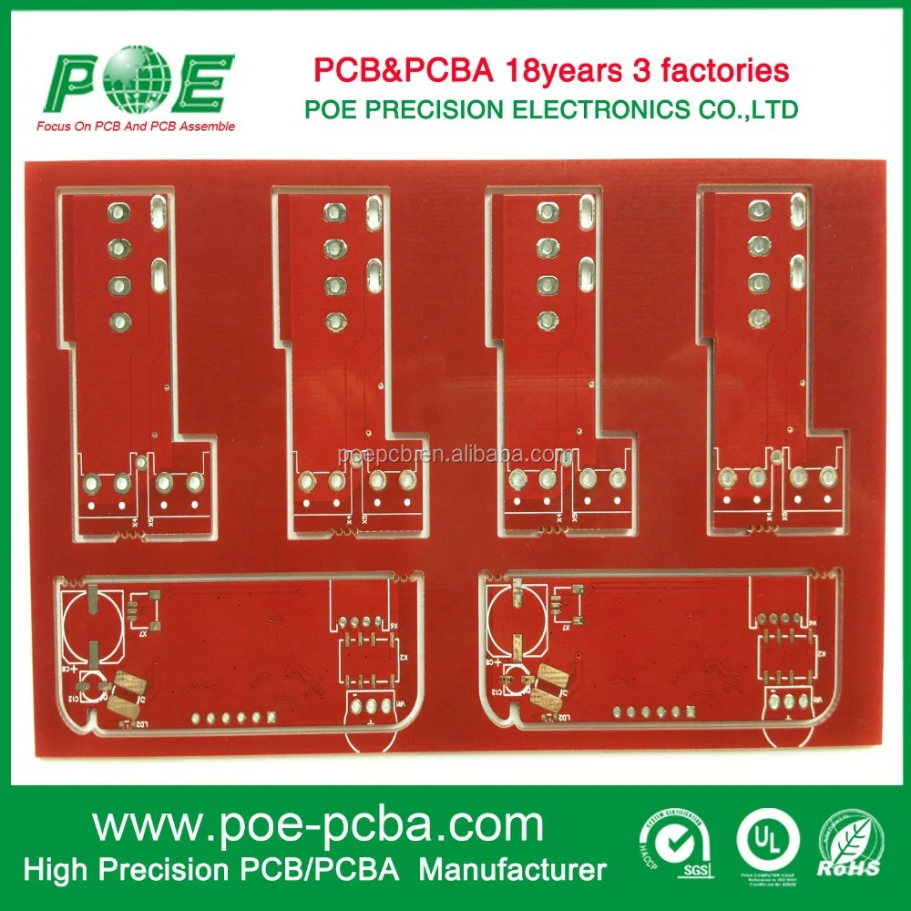 Многослойные 94vo жесткие PCB свинец пол печатных плат