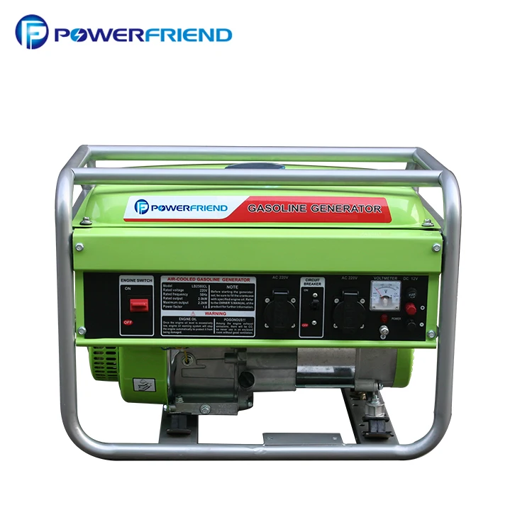 5kw open frame portable gasoline generator sets price