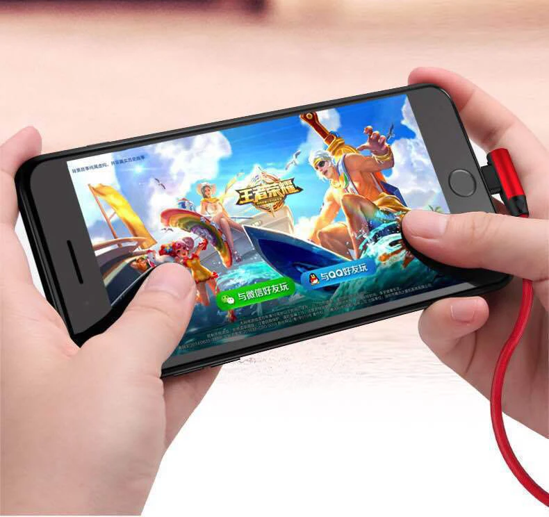 New desgin  fast charger 90 Degree micro usb cable