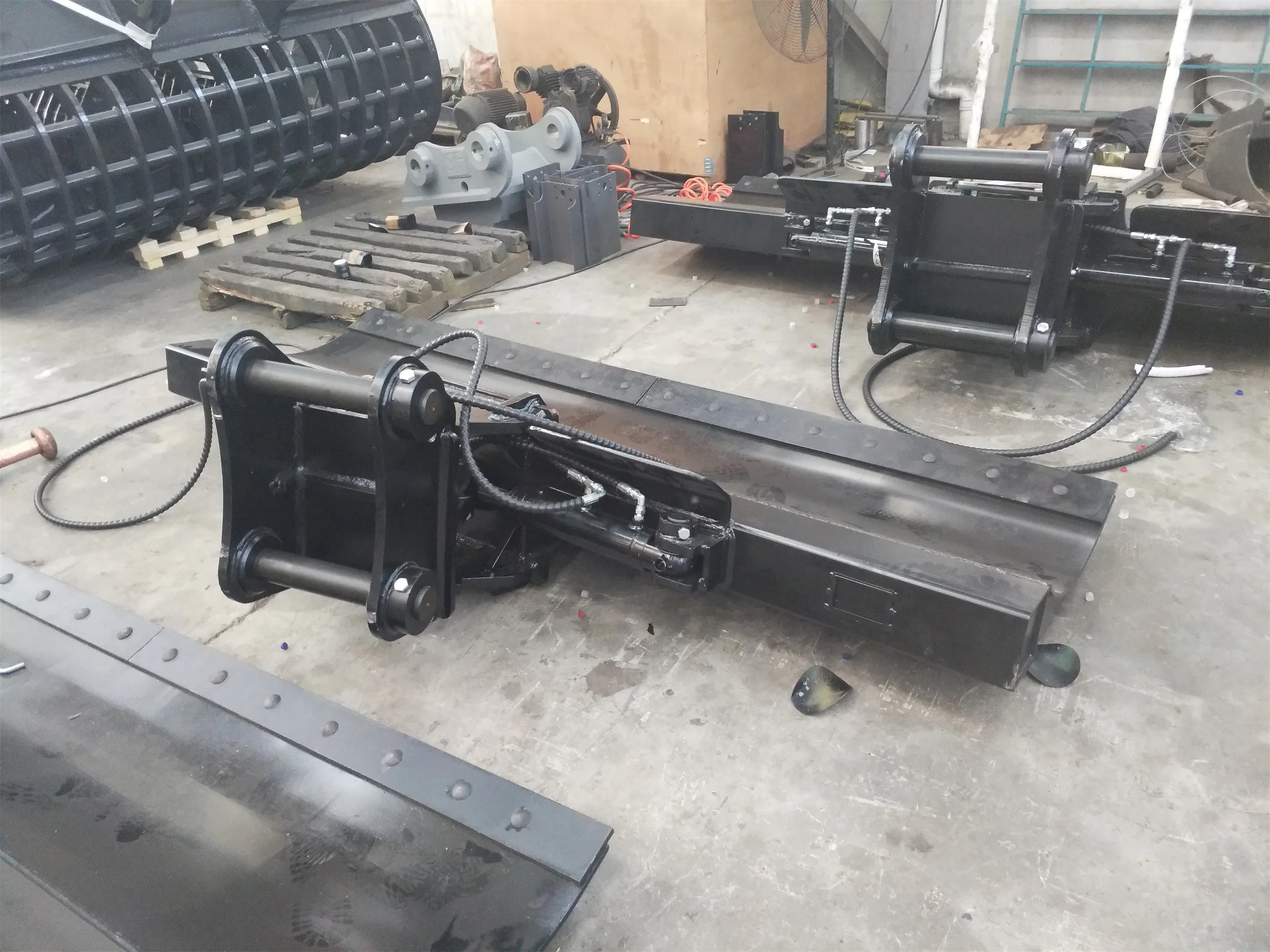 tilting grader blade for 12t excavator width 2500mm