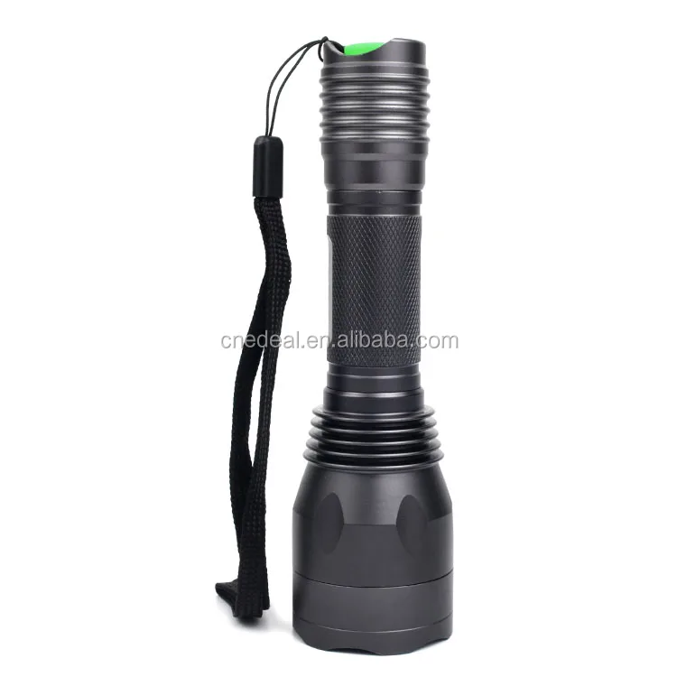 Jialitte F138 Hunting Tactics 3 Crees Fishing Torch 470nm Blue Light LED Flashlight