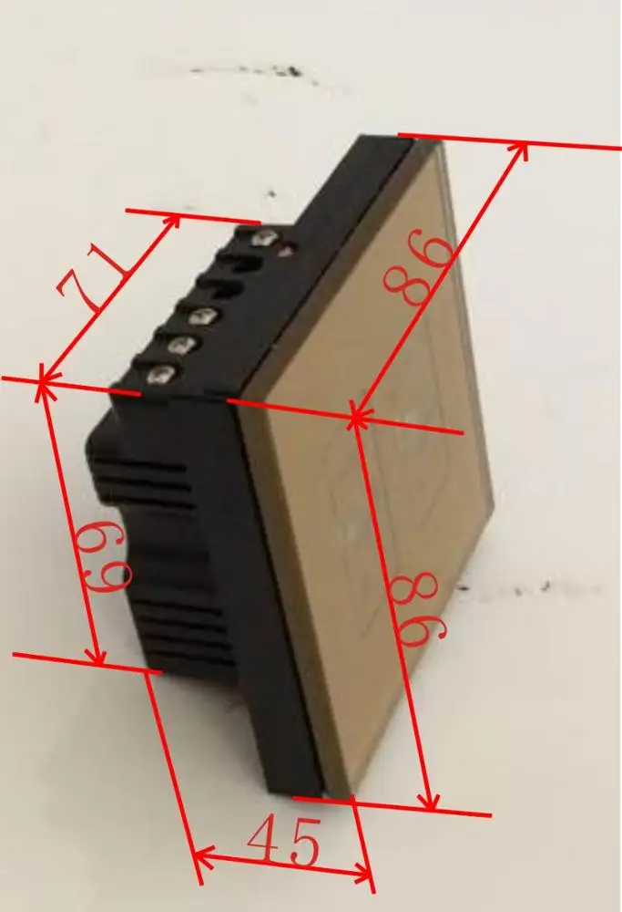 
Hotel Room Tempered Glass Touch Screen Sensor Wall Switch 