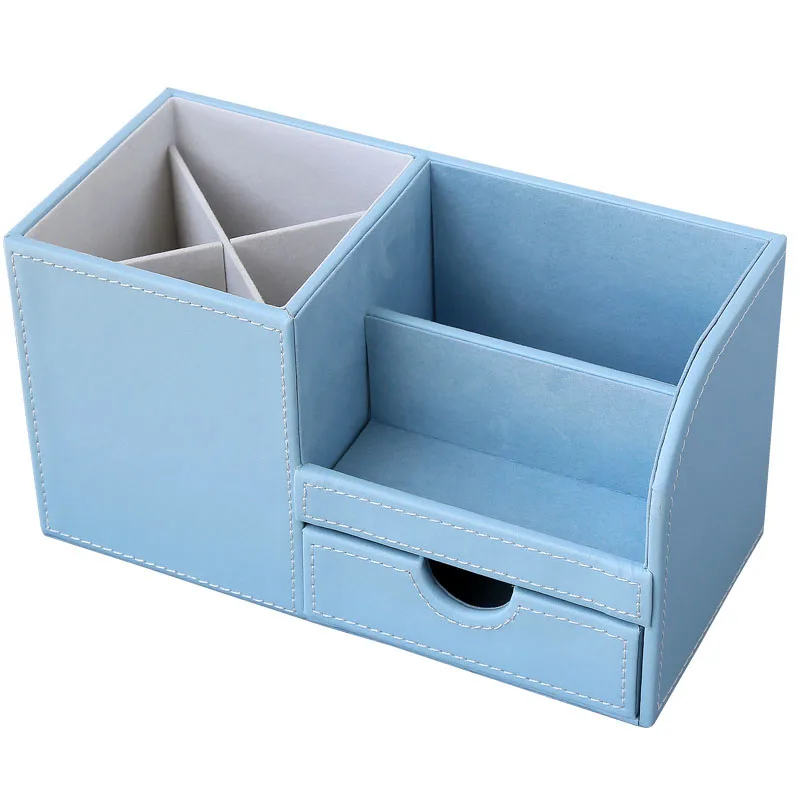 2021 Hot Luxury Household Leather Wooden Storage Box