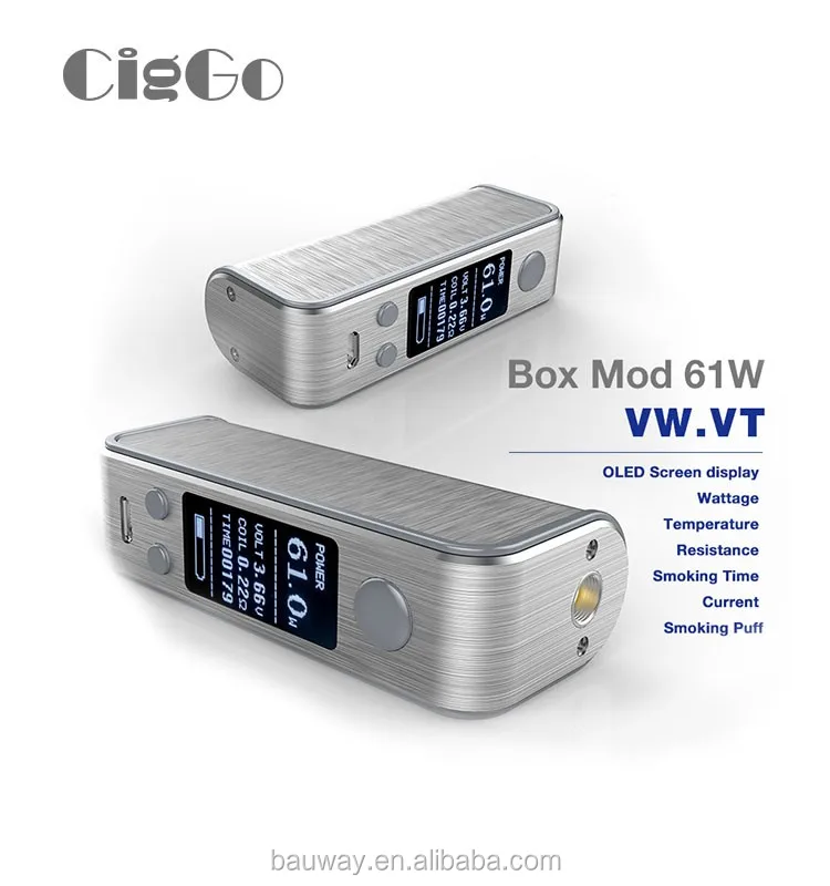 
2018 bestseller Alibaba Japan Ciggo T61 ecig box mod 