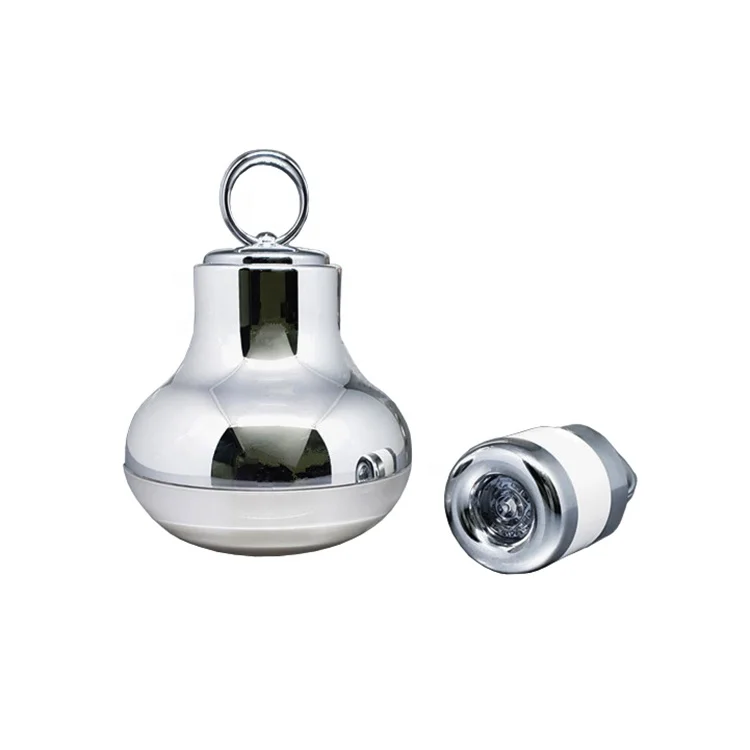 Acrylic Luxury  Eye Cream Jar 30G 50G With Electric Vibrating Head Massager Machine