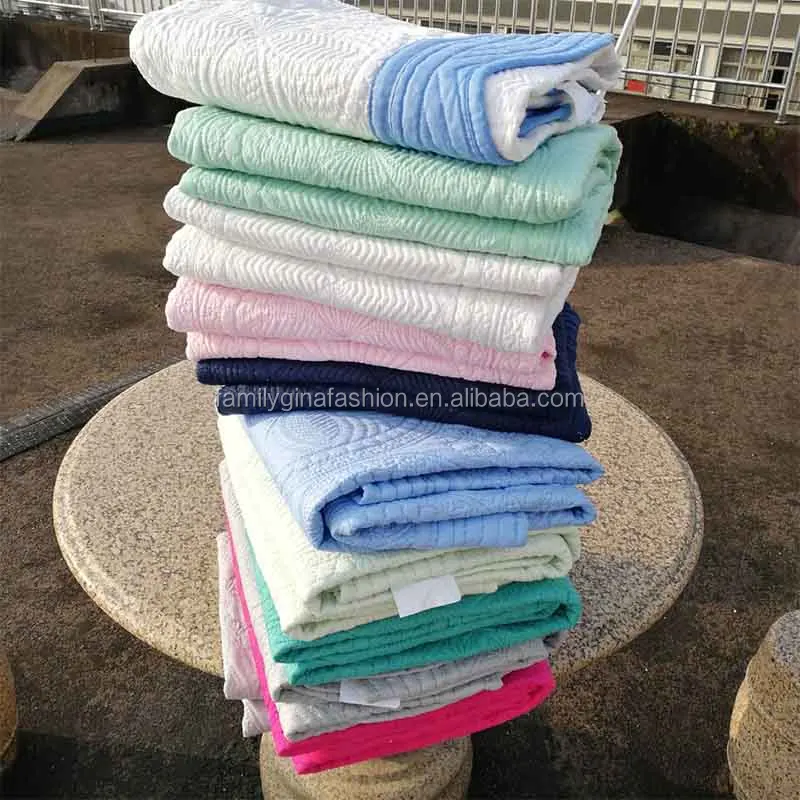 Winter Baby Muslin Fabric Blanket Monogram Sublimation Scallop Soft Cotton Baby Quilt