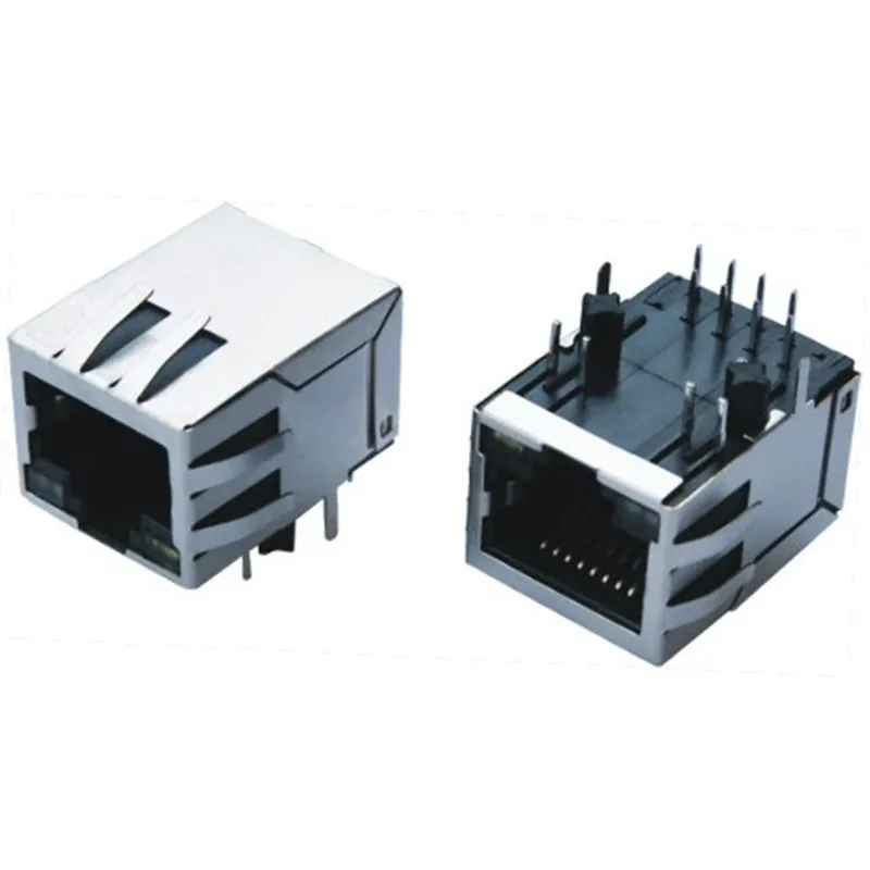  8-pin модульный разъем Jack/щит печатной платы Rj45 муфтовый стыковочный переводник формованные с трансформатором в
