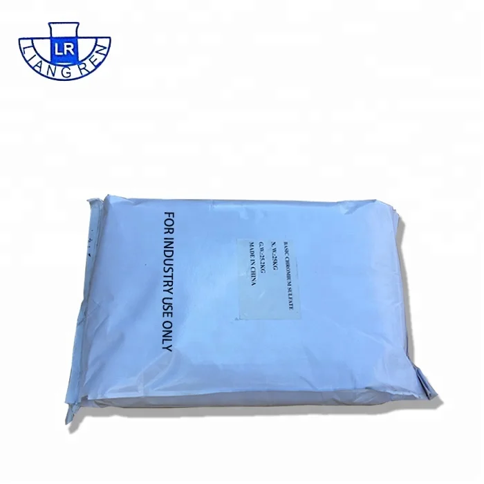 98% Salable basic chromium sulfate Used in tanning leather, dyeing and mordants oil drilling adhesive