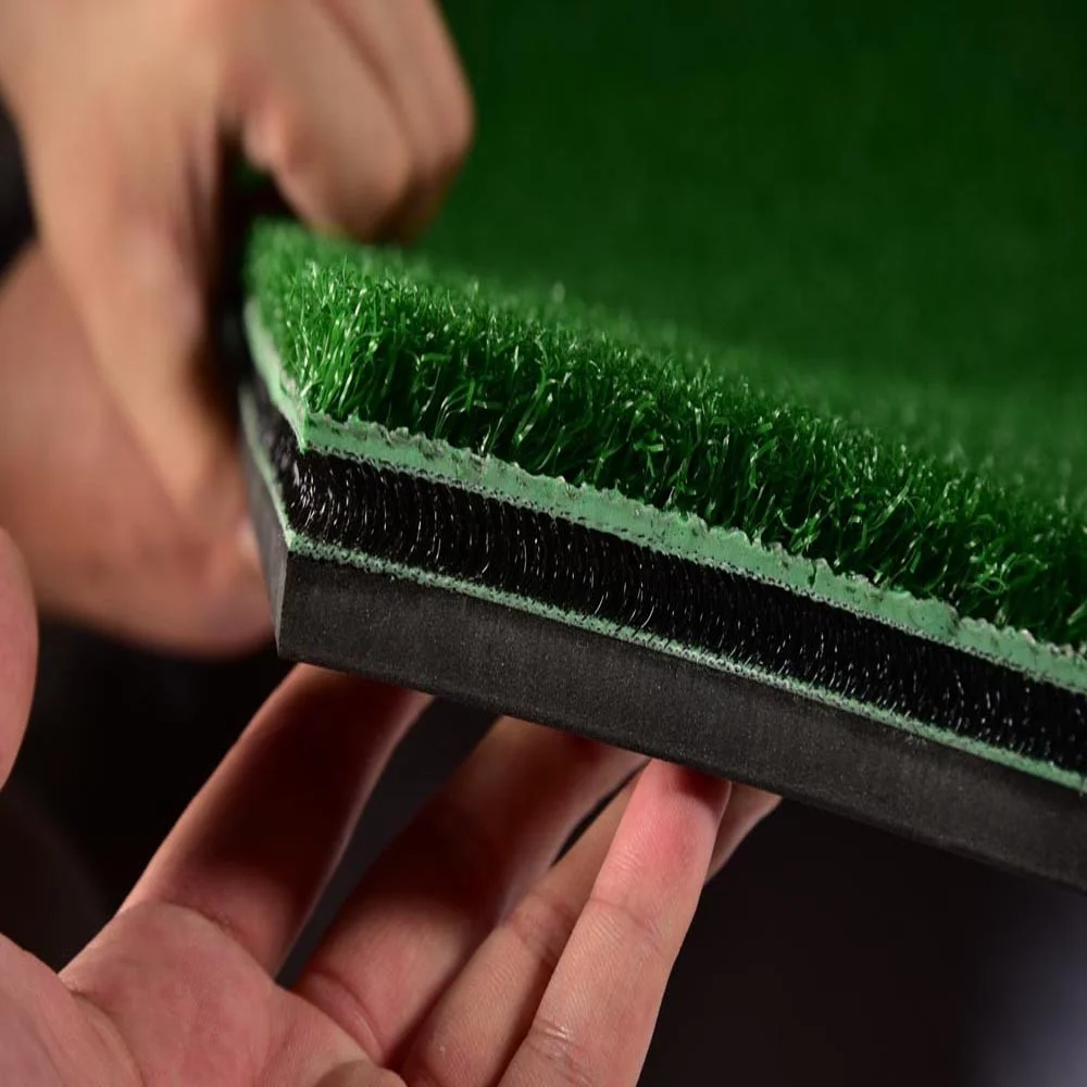 
3D golf practice turf hitting mat 