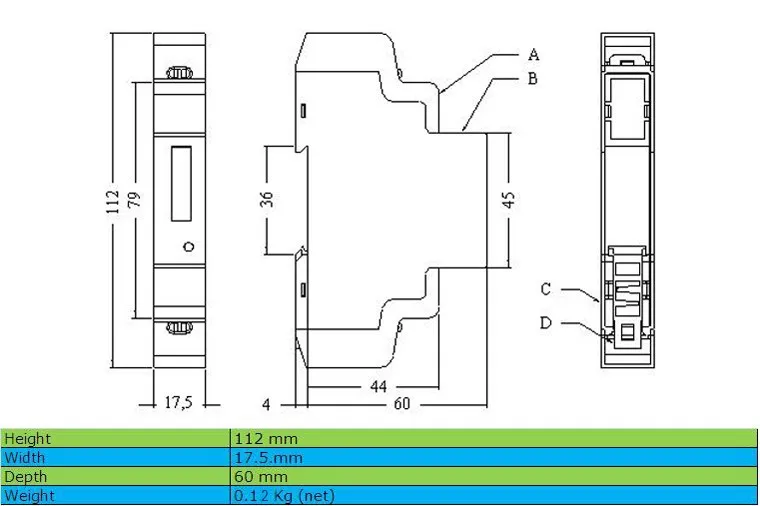 Low Price Supply Rs485 Modbus Protocol Single-phase Din Rail Electric Energy Meter (drs-205c)
