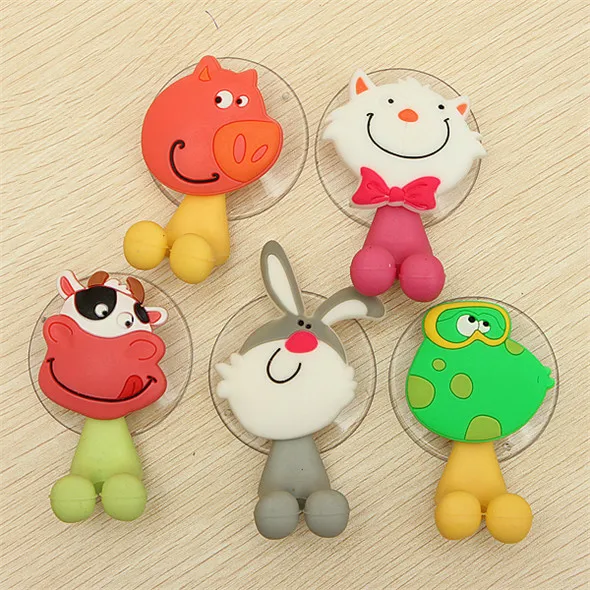 Wholesale cartoon silicone tooth brush holder for kids