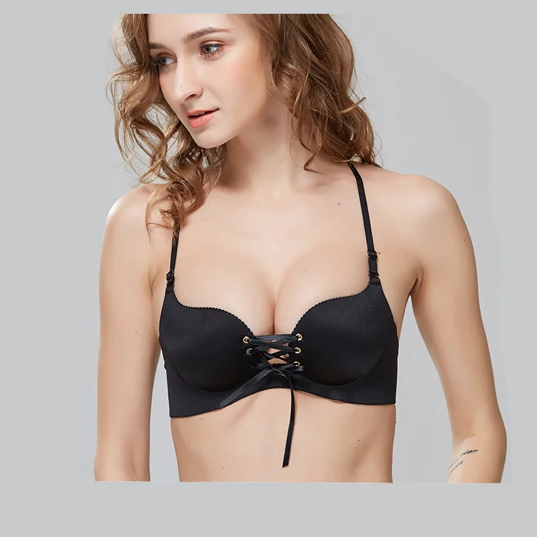 OEM Style Fashion Design Breathable Closed Fitted Adjustable Women Stylish Sexy Bra