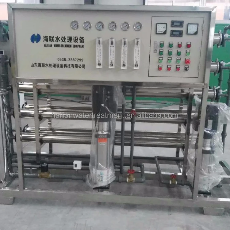 
Underground water purification machine reverse osmosis system 1T/H for saline water irrigation 