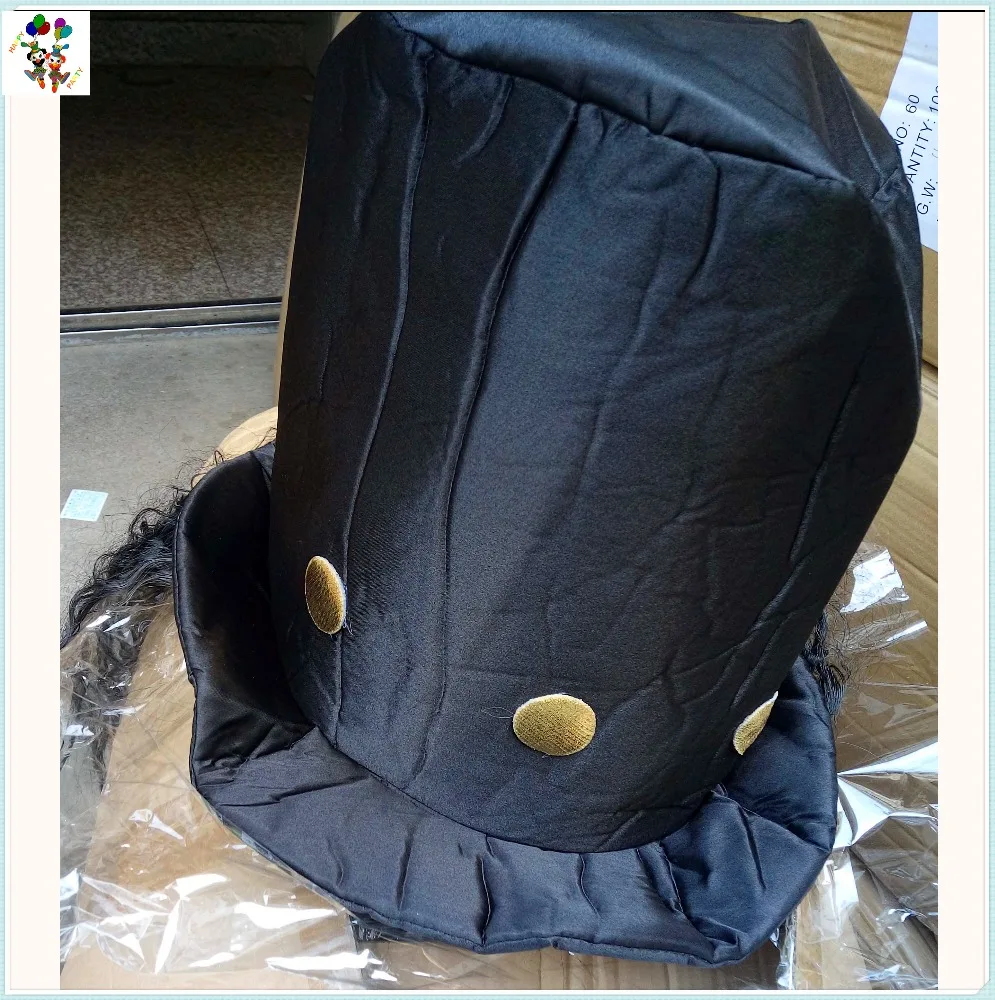 Slash 80S Rock Guitar Man Fancy Dress Costume Party Hats with Hair HPC-1468