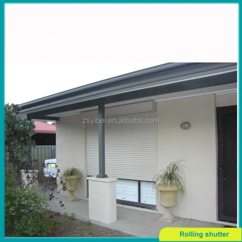 High quality Anti-wind Aluminum Rolling Shutter Window
