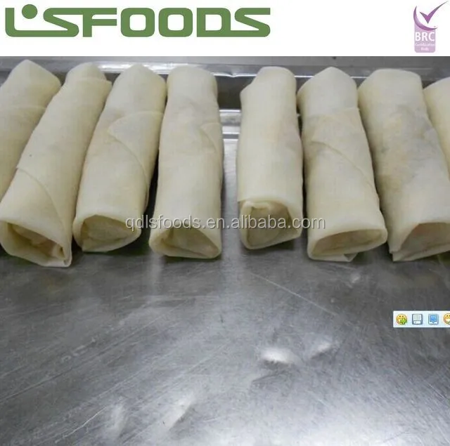 
China IQF frozen spring rolls snacks 