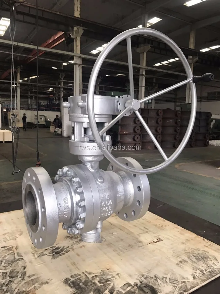 8 Inch 600LB Gear Operated Trunnion Ball Valve