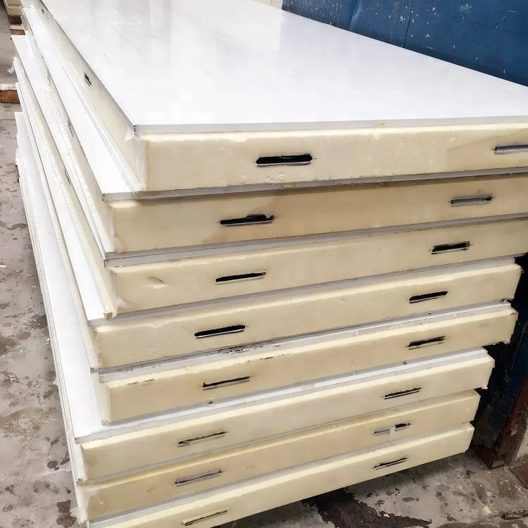 Hot sell Wholesale price cold room PU sandwich panels, walk in cooler panels price