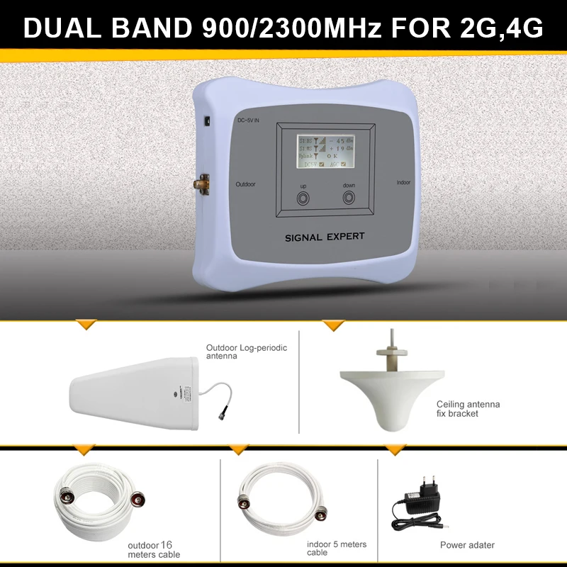 ATNJ новая распродажа двухдиапазонный gsm/lte 900/2300 МГц 2G 4G усилитель телефонного
