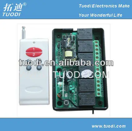 Tdl-t6a 6 channel remote control switch