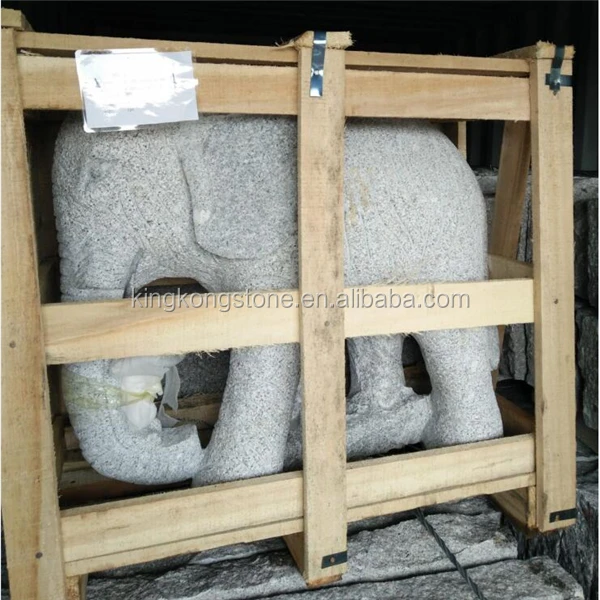 
Factory price elephant stone carving sculpture 