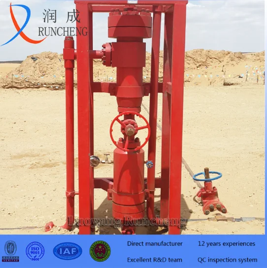 well test equipment wellhead riffler high pressure oil well sand catcher