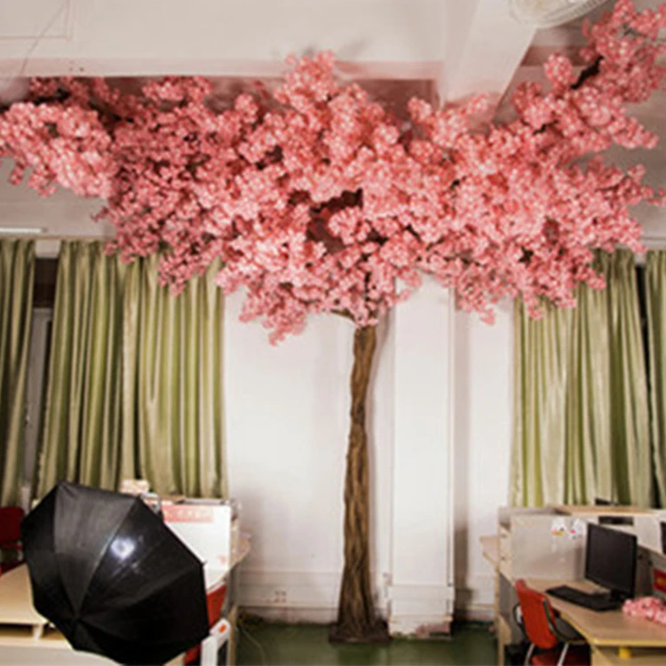 pink fake gnw cherry blossom pink flower artificial cherry blossom tree