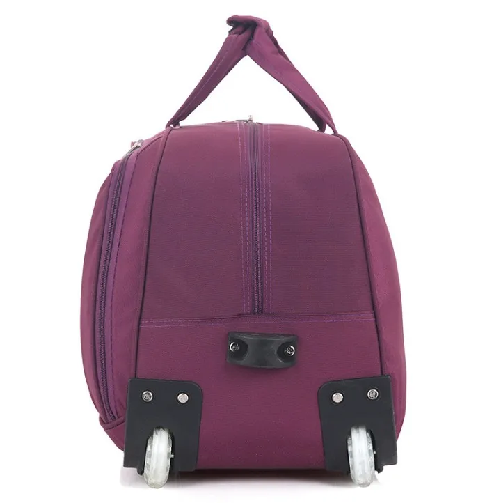 
Yiwu foldable polyester duffle travel trolley bags luggage 