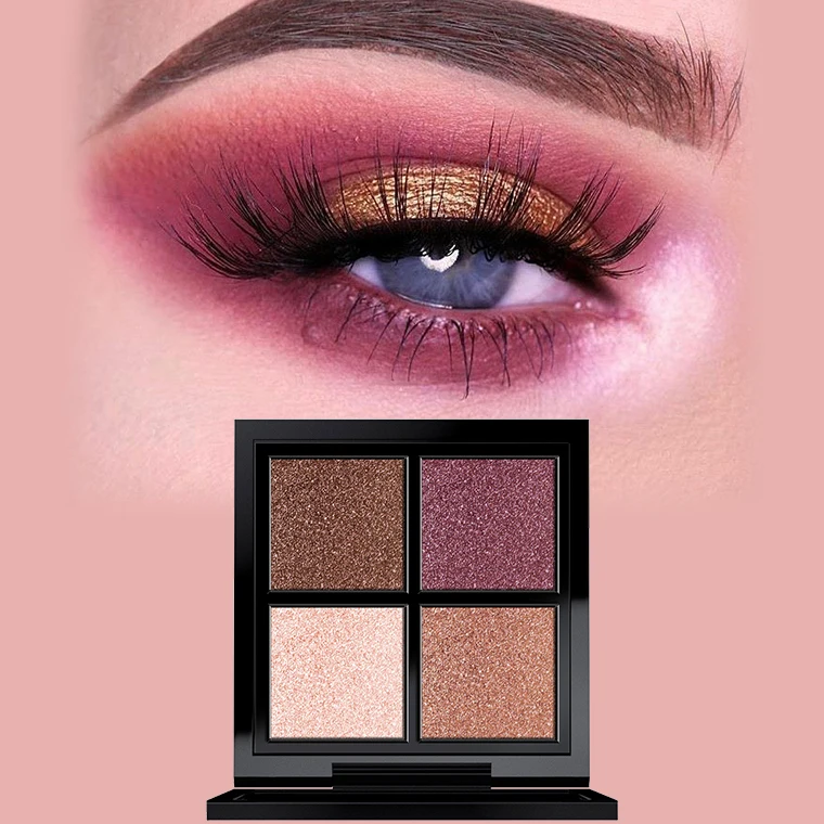 Wholesale High Quality ISO 22716 Unbranded Your Own Brand Eyeshadow Palette Private Label Glitter Eyeshadow