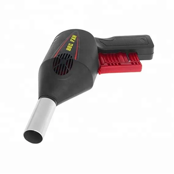 BBQ Fan Outdoor Barbecue Air Blower, Portable BBQ Fan for Camping Fire Tool, Black For BBQ