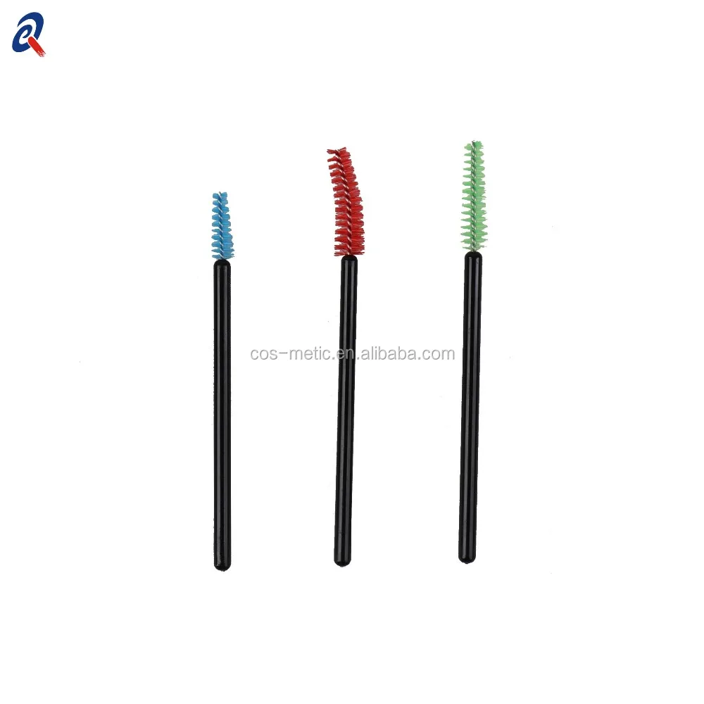 Disposable color nylon mascara brush (MM1801BR)