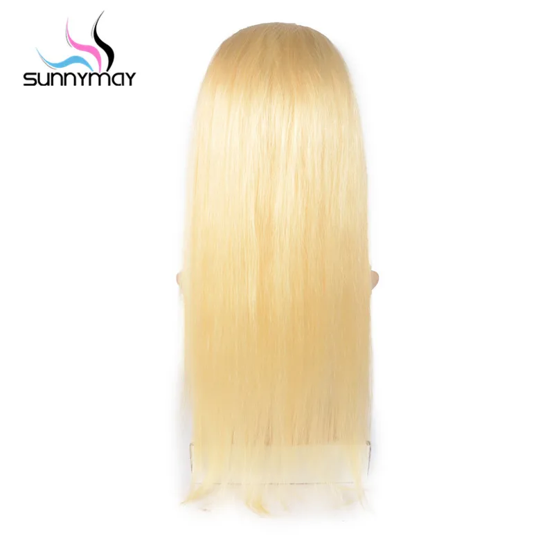 
Sunnymay #613 Full Lace Wig With Baby Hair Pre Plucked Blonde Wig 130% Density Glueless Full Lace Human Hair Wigs Bleached Knots 