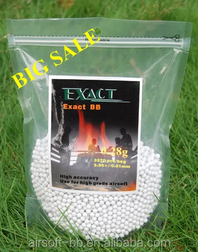 0.28g 6mm air soft plastic bbs airsof gun