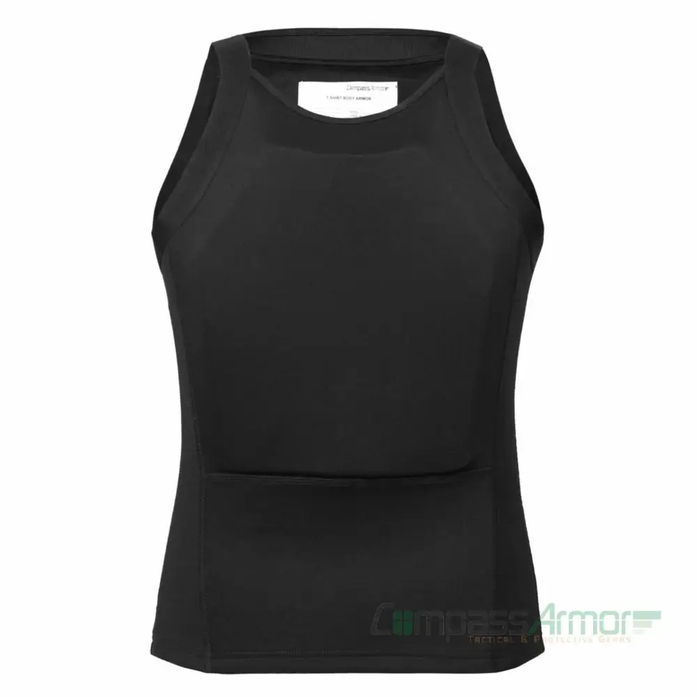 
2019 hot sale BPV-TS01 high quality soft lightweight Bulletproof concealable T-shirt vest NIJ IIIA Standard 