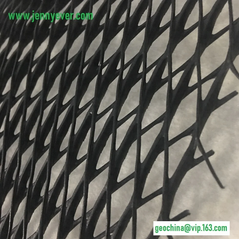 Двухосевой двухосевой плоский HDPE geonet