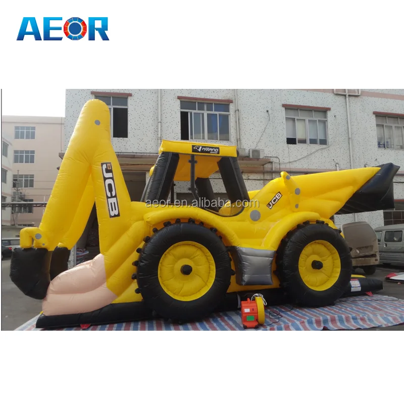 hot sale large inflatable excavator  bouncer  ,inflatable digger trampoline